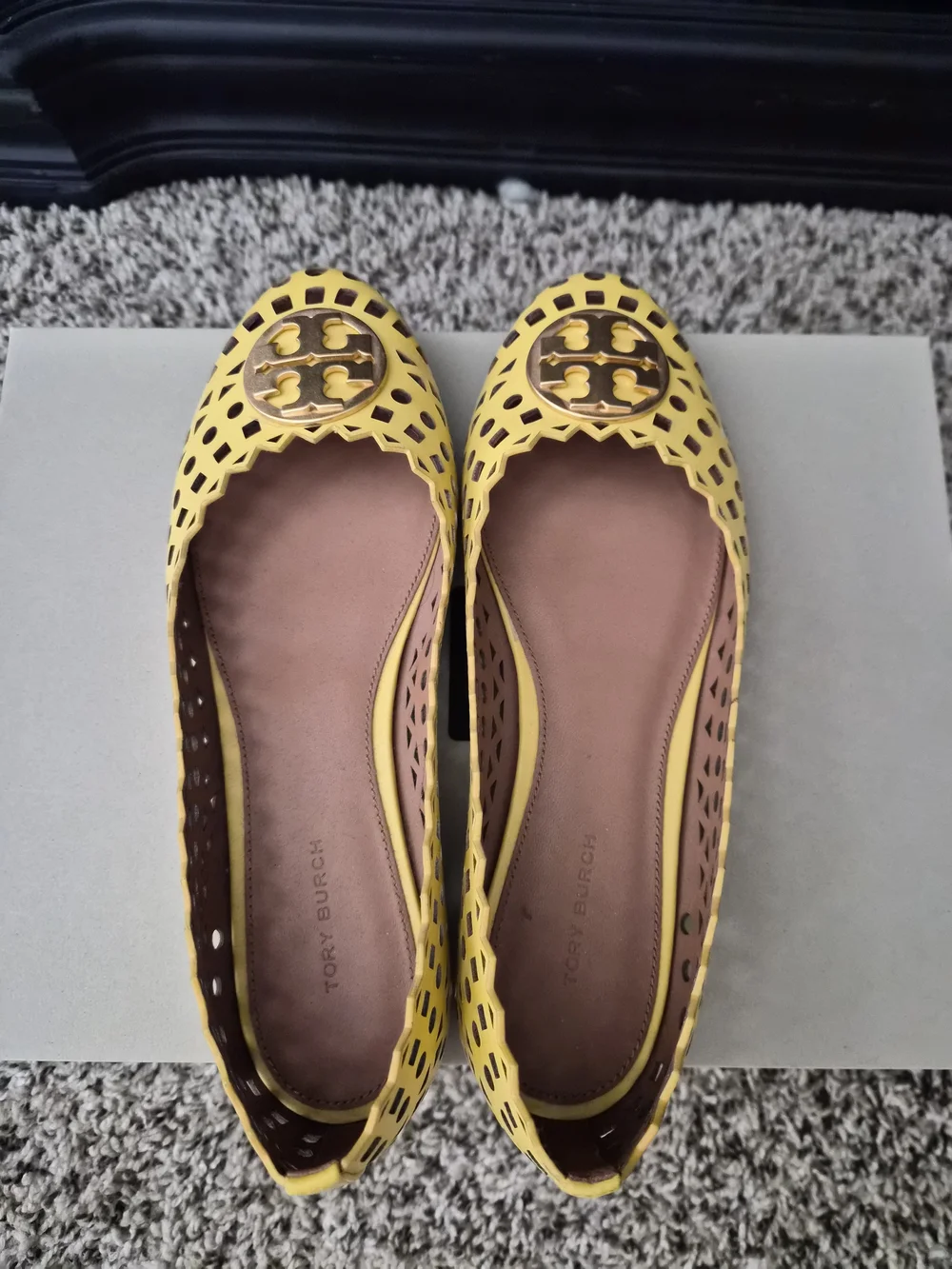 Tory Burch Chelsea Paris Nappa Ballet Flats US8
